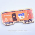 vehicle shaped wooden fridge magnets